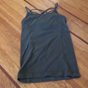 ARMY GREEN TANK TOP